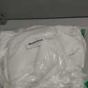 White Sheer Linen Curtains White Curtain, 
2 Panels
 7x4 FT