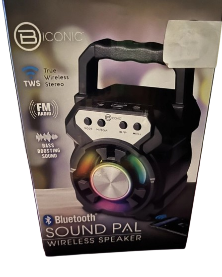 Bluetooth Speaker, Portable 3-Inch Wireless Speaker with LED Lights, TWS Functionality, 3 Hour Rechargeable, Play Time Up To 3 Hours USB Drive, TF Card, AUX, FM Radio, Black Bluetooth Speaker, Portable 3-Inch Wireless Speaker with LED Lights, TWS Functionality, 3 Hour Rechargeable, Play Time Up To 3 Hours USB Drive, TF Card, AUX, FM Radio, Black