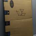 Computer Desk with 2 Drawers & LED Lights,31.5 Inch Home Office Desks with Side Pocket and Monitor Stand,Study Writing Table for Small Spaces,White