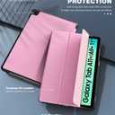 TiMOVO Case for Samsung Galaxy Tab A11+ Plus/A9+ Plus 11 Inch (2026/2023), Slim Lightweight Stand Hard Back Shell Protective Cover, Auto Wake/Sleep, Flowers Pink