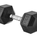Rubber Encased Hex Dumbbell 30 LB