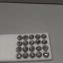 Set of 20 Veritek 12x1.5mm 3/4 19mm Hex 1.25 Inch 31.75mm Length Stainless Steel OEM Factory Style Large Acorn Seat Lug Nuts for Ford Focus Fusion Escape Lincoln MKC MKZ Factory Wheels