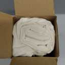 QUORGVES Cream Velvet Pillow Covers 18x18 Inch Set of 2, Soft Solid Decorative Square Throw Pillow Covers, Decor Cushion Covers for Bed Sofa Couch Bedroom Living Room - Off White/Ivory