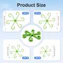 32pcs Plant Support for Indoor Plants,Plant Stem Support, Plastic Reusable Plant Support Clips Indoor Plants Accessories