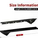 Nakkaa A-Pillar Molding Trim Kit Outer and Inner Trim Set Compatible with Explorer 2011-2019 Replaces 926-450 926-451 BB5Z7803137AA BB5Z7803145AA BB5Z7803136AA BB5Z7803144AA Left & Right