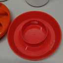 2 Packs Chick Feeder and Waterer Kit 1L Chick Feeder and 1L Chick Waterer Chicken Feeder and Hanging Chicken Waterer for Poultry Farm Chick Water Food Feeder