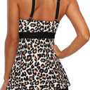 Zando Womens Tankini Swimsuits for Women 2025 Tummy Control Swimsuit Bathing Suit Top with Boyshorts Flowy Women's, Swimwear, 4XL 