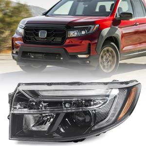 Huray Left LED Headlight for Honda Ridgeline, Passport 2021-2024