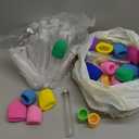 Microphone Candy Tubes Colorful Fake Prop Microphone Plastic Microphone Shape Candy Tube (16)