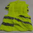 Coume 12 Pieces Safety Vests Bulk High Visibility Reflective Vests Mesh for Construction Working with 2 Reflective Strips