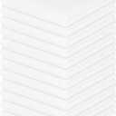 Homaxy 100% Cotton Waffle Weave Kitchen Dish Cloths, Ultra Soft Absorbent Quick Drying Dish Towels, 12 x 12 Inches, 12-Pack, White