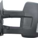 Driver Left Side Door Mirror Long Extension View Tow Mirror Power and Heated with BLIS (Blind Spot Sensor) and Signal Light for Ford Transit 150 250 350 from 2010 to 2024