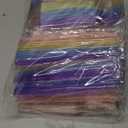 192 Pieces Glitter Plastic Silverware Set Disposable Clear Plastic Cutlery Flatware for Party 64 Knives 64 Spoons 64 Fork for Party Birthday Dinnerware Supplies(Multicolor)