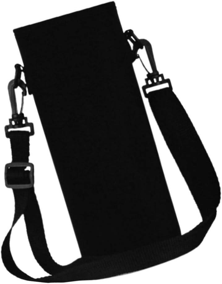 FAVOMOTO Neoprene Water Bottle Bag for Hiking Backpacking Adjustable Shoulder Strap Water Bottle Holder Travel Bags 500ML