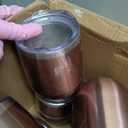 DOMICARE Stainless Steel Wine Tumbler Bulk with Lid, Personalized Rose Gold Insulated Tumblers Set, 12oz Travel Coffee Cups Pack of 12