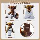 3 Pcs Highland Cow Funny Bathroom Decor Farmhouse Highland Cow Bath Decoration Rustic Western Cattle Table Wooden Signs for Restroom Bathroom Toilet Half Bath Shelf Counter Dcor