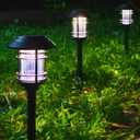 Solar Lights Outdoor Waterproof, 8 Pack LED Solar Garden Lights for Yard, Patio, Walkway, Landscape, Planter