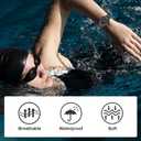 3 x 3 Packs Silicone Band Compatible with Samsung Galaxy Watch Ultra 47mm (2024), Waterproof Breathable Strap for Galaxy Watch Ultra 47mm Men Women, White, Black, Orang
