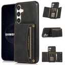 NKECXKJ Design for Galaxy S25 5G Wallet Case with Credit Card Holder Slot PU Leather Phone Cover Stand Kickstand Shockproof Protective Cell Accessories for Samsung S 25 Women Men Girls Black