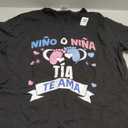 Niño o Niña Tía Te Ama Gender Reveal In Spanish Aunt T-Shirt S/P/CH