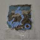 146Pcs Dusty Blue and Brown Balloon Arch Kit, Bear Baby Shower Decorations with Brown Sand White Dusty Blue Balloons for Baby Shower Decorations Gender Reveal Birthday Party Decoration