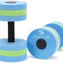 OSMOFUZE Aquatic Exercise Dumbbells - Set of 2 for Water Aerobics Fitness and Pool Exercises