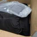 Foam Ball Pits for Toddlers Kids Square Soft Ball Pits Ideal Gift Play Toy for Children Kiddie Pools - Black (90cm)