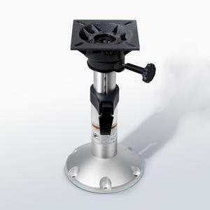Aluminum Adjustable Height Locking Boat Seat Pedestals 13 to 18 Inches for Boat Seats(1pcs)
