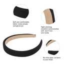 2 x 4 PCS Headband for Women Wide Headband Thick Hair Head Bands Non Slip Padded Hairband Fashion Hair Accessories for Women Girls