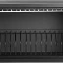 AQNIEGEP 16-Device Charging Station for Laptops/Tablets, Wall-Mount Charging Cabinet for Chromebooks/Laptop Computers, Laptop & Tablet Storage Carts for Classroom/Library/Office/Lockable, Black