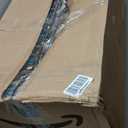 Vaunn Medical Pneumatic Adjustable Overbed Bedside Table with Wheels (Hospital and Home Use) (Black)