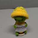 Gossby Positive Turtle Crochet with Emotional Message  My Dear Daughter I TurtleY Love You  Daughter Gift from Mom, Dad  Christmas, Graduation, Birthday Gift  Handmade Crochet Animal Decor