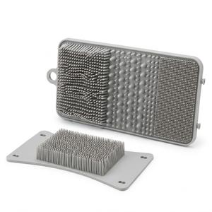 Gray Shower Foot Scrubber