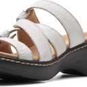 Clarks Women's Merliah Coral Heeled Sandal (9 Narrow, White)