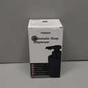 Automatic Soap Dispenser Liquid Touchless: 9oz White Plastic - Rechargeable Electric Smart Auto Hand Soap Dispenser - Dish Bathroom Kitchen