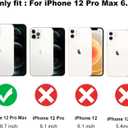 MOWIME Compatible with iPhone 12 Pro Max Case with Strap Wrist, Cheetah Print Shockproof Soft TPU Protective Case for Women Girls, Slim Anti Scratch Case for iPhone 12 Pro Max 6.7 Inch, Blue