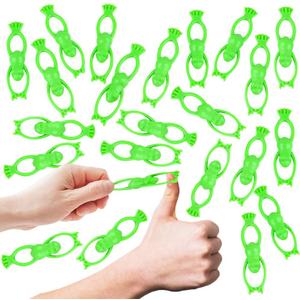 ArtCreativity Stretchy Frog Slingshot Set of 24, Sling Shot Animal Toys for Kids, Outdoor Shooting Toys for Boys and Girls, Fun Zoo Birthday Party Favors, Animal Goodie Bag Fillers