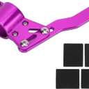 EVGATSAUTO Steering Wheel Rod Extension, 28mm Aluminum Alloy Turn Lever Position Up Kit Lever Position Up Kit(Purple)