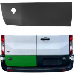Rear Door Lower Trim Molding Panel with Hole 250 Degree Open Door Fits for Ford Transit-150 Transit-250 Transit-350 Transit-350HD 2015 2016 2017 2018 2019 (Left Driver Side)