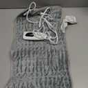 Deepsoon Heating Pad, Electric Heating Pads for Back, Neck, Abdomen, Moist Heating Pad for Shoulder, Knee, Arms, Legs, Dry/Moist Heat & Auto Shut Off, Christmas Gifts for Men and Women, Light Gray, 24x12 Inch