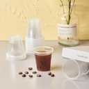 Jaluxing 500 Pack 3.5 OZ Clear Plastic Cups, Small Disposable Mouthwash 3.5 Ounce Bathroom Cups (Formerly FULING)