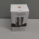 Electric Salt and Pepper Grinder- Automatic Battery Pepper Mill Shakers Kitchen Essentials for New Home Adjustable Coarseness Upgraded Larger Capacity with Led for Housewarming Gifts (Stainless Steel)