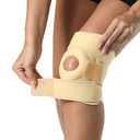 SUJAYU Knee Braces for Knee Pain Women Men, Patellar Tendon Support Strap, Knee Brace for Meniscus Tear Compression Sleeve for Knee Pain (Beige)