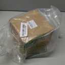 MaoYaMao Garlic Keeper with Lid,Ceramic Garlic Storage Container for Counter,White