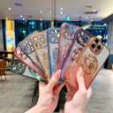 for iPhone 16 Pro Max Case, Glitter Clear Cute Paw Love Heart, Compatible with MagSafe, Strong Magnetic Full Camera Lens Protection Cover, Soft Slim Bling Phone Case 6.9" - Red