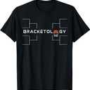 BRACKETOLOGY March is for Basketball Brackets and Betting T-Shirt, M