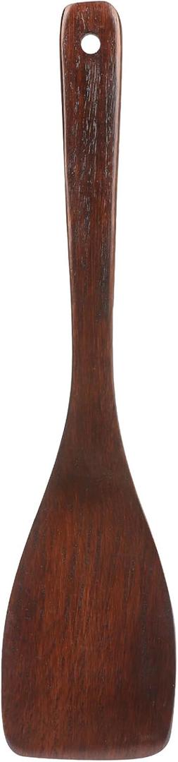 Wooden Spatula for Cooking, Long Handle Flat Spatulas for Frying Pan, Left and Right Hand Wood Turner for Cooking Kitchen Utensils