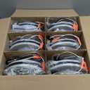 12 Pack Black 5/6 Inch LED Can Lights with Night Light, 5CCT Retrofit Recessed Lighting Selectable 2700K-6000K Dimmable, 12W=75W, 1200LM Downlight with Metal Smooth Trim-ETL and Energy Star (5CCT+NT-BK)