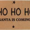 duduta Christmas Doormat Outdoor 16.5"x28", Hohoho Coco Coir Holiday Welcome Entrance Door Mat Non Slip