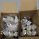 12 Pcs Christmas Window Candles with 6 Hour Timer with Suction Cups, Double Brightness Flameless Taper Candle Battery Operated, LED Candle Sticks for Window Christmas Holiday Decoration